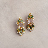 Ruby Pink Stud Earrings