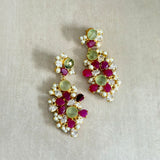 Celeste Fuchsia Drop Earrings - Ahseya & Co
