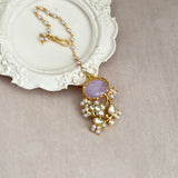 Celina Lilac Kundan Tikka