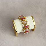 Rani Pink Cuff Bracelet - Ahseya & Co