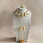 Suki Baroque Pearl Crystal Choker Set - Ahseya & Co