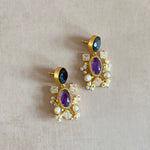 Milly Purple Drop Earrings - Ahseya & Co