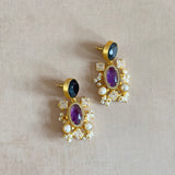Milly Purple Drop Earrings - Ahseya & Co