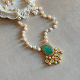 Mint Crystal Pearl Mala