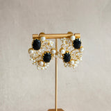 Roxy Black Crystal Stud Earrings - Ahseya & Co