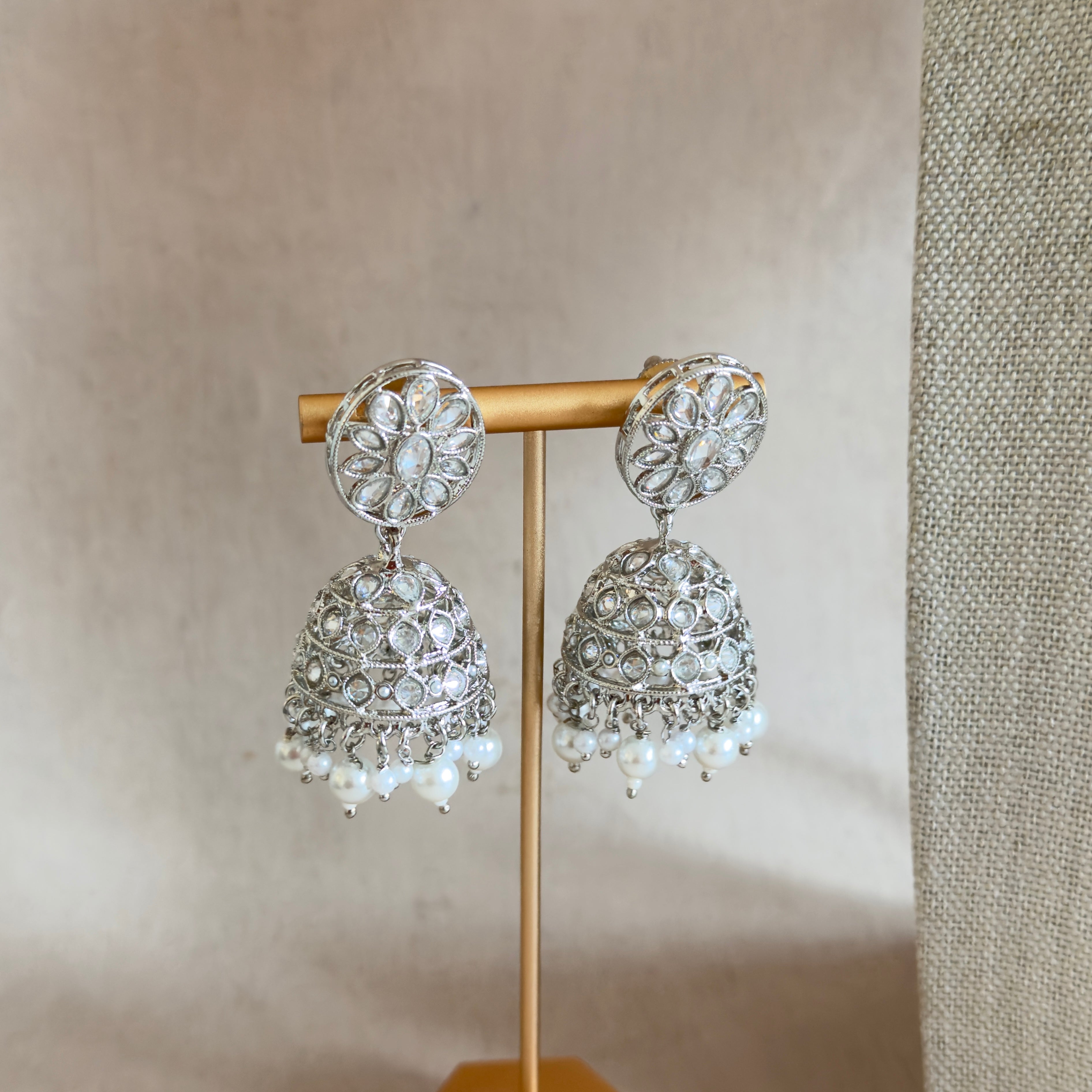 Raheela Silver Choker Set - Ahseya & Co