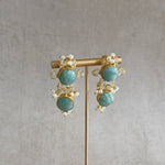 Jade Crystal Drop Earrings - Ahseya & Co