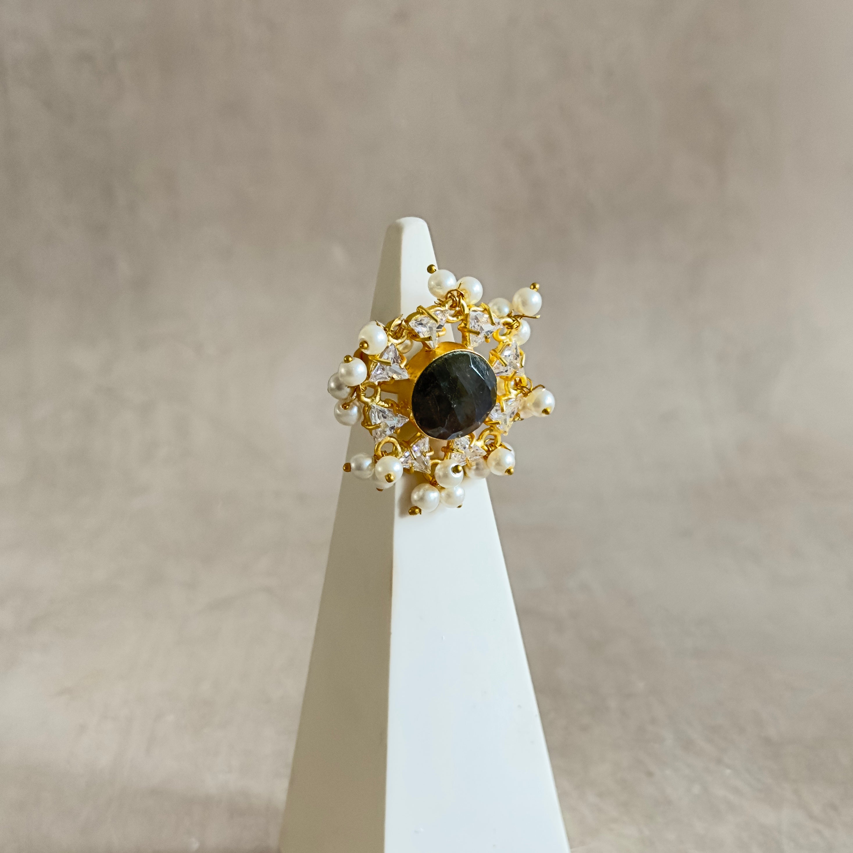 Elouise Crystal Ring - Ahseya & Co