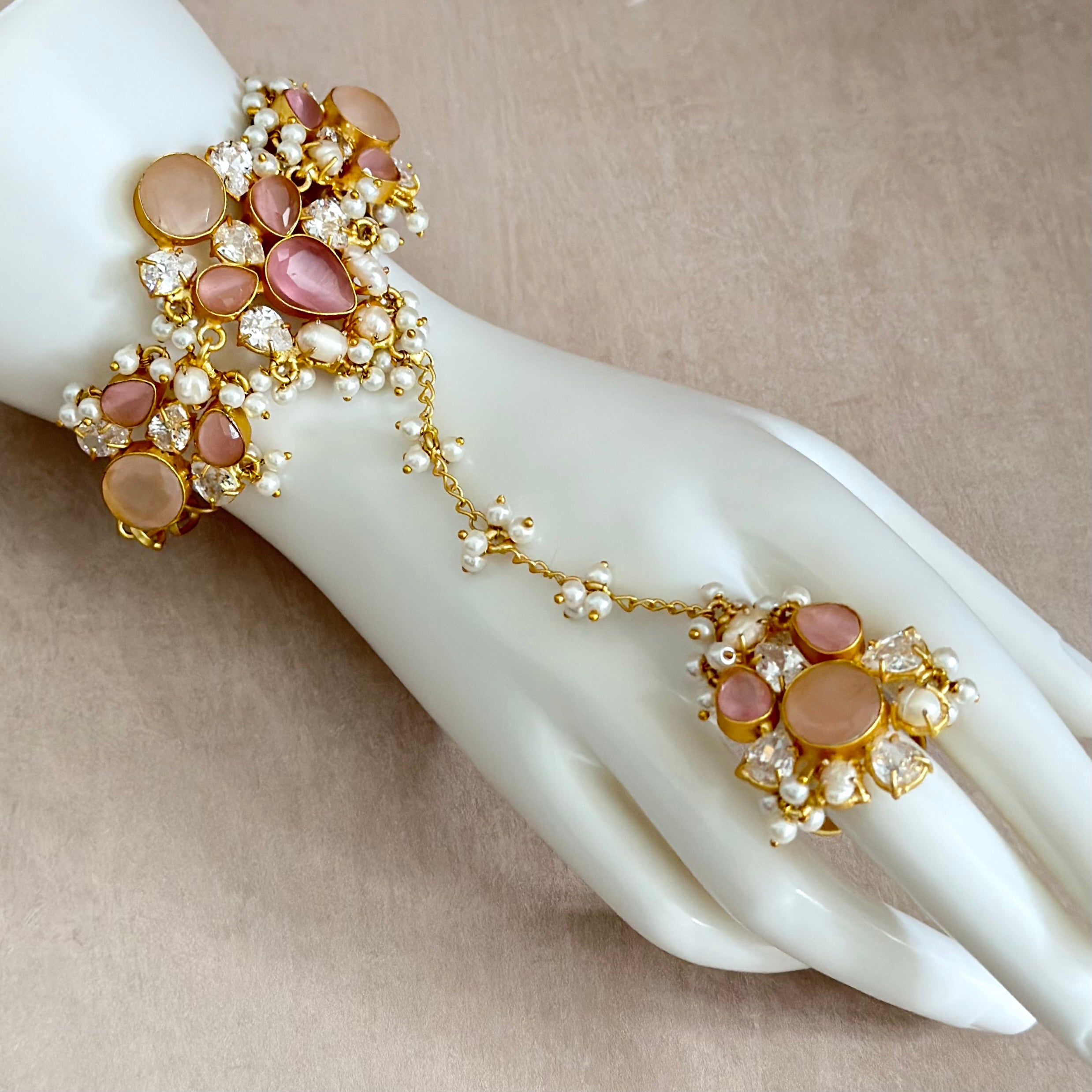 Fable Pink Hand Harness - Ahseya & Co