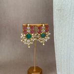 Leona Jade Crystal Necklace Set - Ahseya & Co