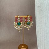 Leona Jade Crystal Necklace Set - Ahseya & Co