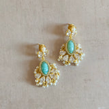 Piper Jade Crystal Drop Earrings