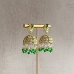 Maria Crystal Jhumki Earrings - Ahseya & Co.