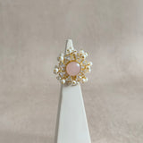 Paige Pink Crystal Ring