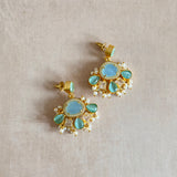 Portia Mint Drop Earrings - Ahseya & Co
