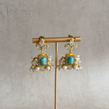 Lavinia Jade Crystal Drop Earrings - Ahseya & Co
