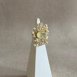 Anum Mint Crystal Ring