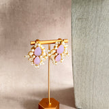 Tayla Lilac Pearl Necklace Set - Ahseya & Co