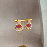 Valencia Pink Crystal Necklace Set - Ahseya & Co