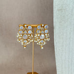 Leona Crystal Pearl Crystal Necklace Set - Ahseya & Co