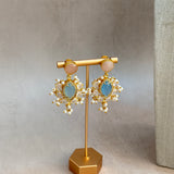 Rania Blue Crystal Necklace Set - Ahseya & Co