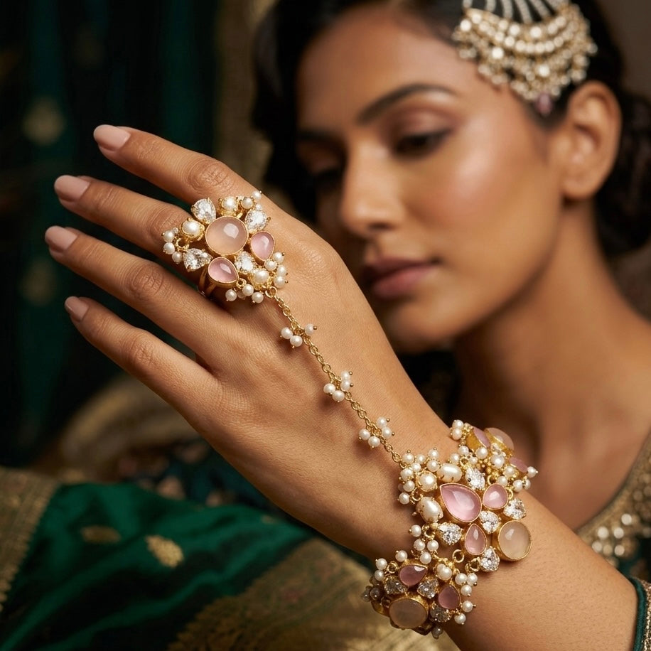 Fable Pink Hand Harness - Ahseya & Co