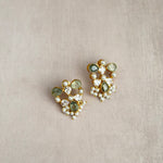 Halle Olive Stud Earrings - Ahseya & Co