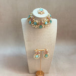 Heer Blue Choker Set - Ahseya & Co