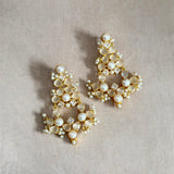 Blake Grey Pearl Drop Earrings - Ahseya & Co