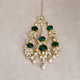 Yasmine Emerald Pearl Jhumar