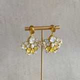 Seraphina Lemon Crystal Drop Earrings