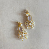 Sonia Crystal Pearl Earrings