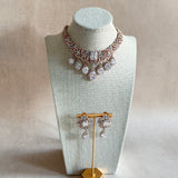 Saadiya Crystal Necklace Set - Ahseya & Co