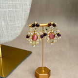 Verona Pink Purple Choker Set