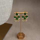 Liyana Green Pearl Mala Set