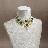 Vittoria Green Necklace Set