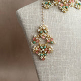 Areeba Jade Pink Choker Set