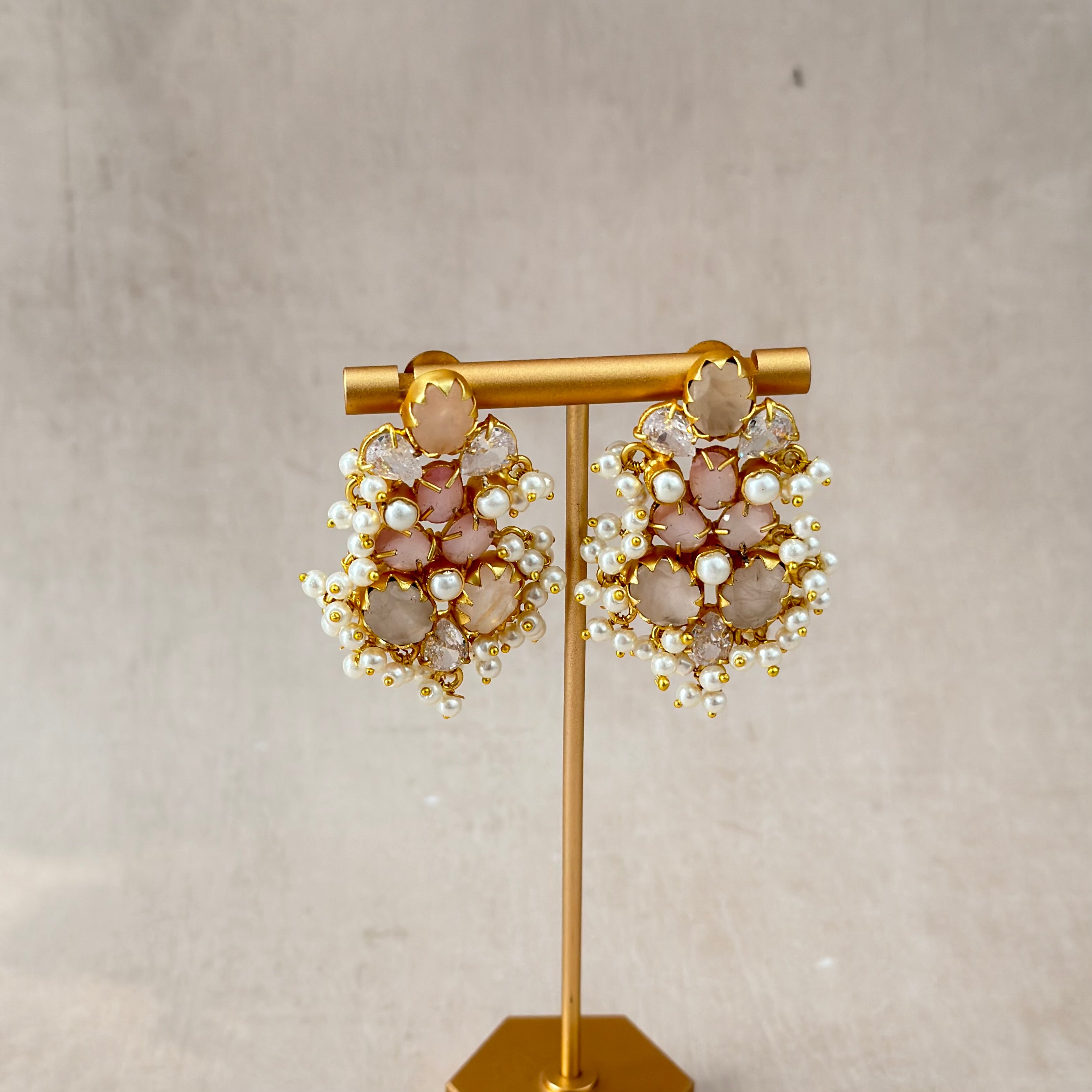 Ariana Rose Stud Earrings - Ahseya & Co