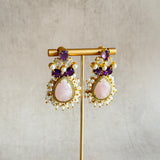 Firdous Rose Stud Earrings