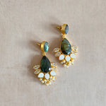 Harita Crystal Drop Earrings - Ahseya & Co