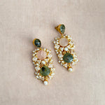 Paige Rose Olive Drop Earrings - Ahseya & Co