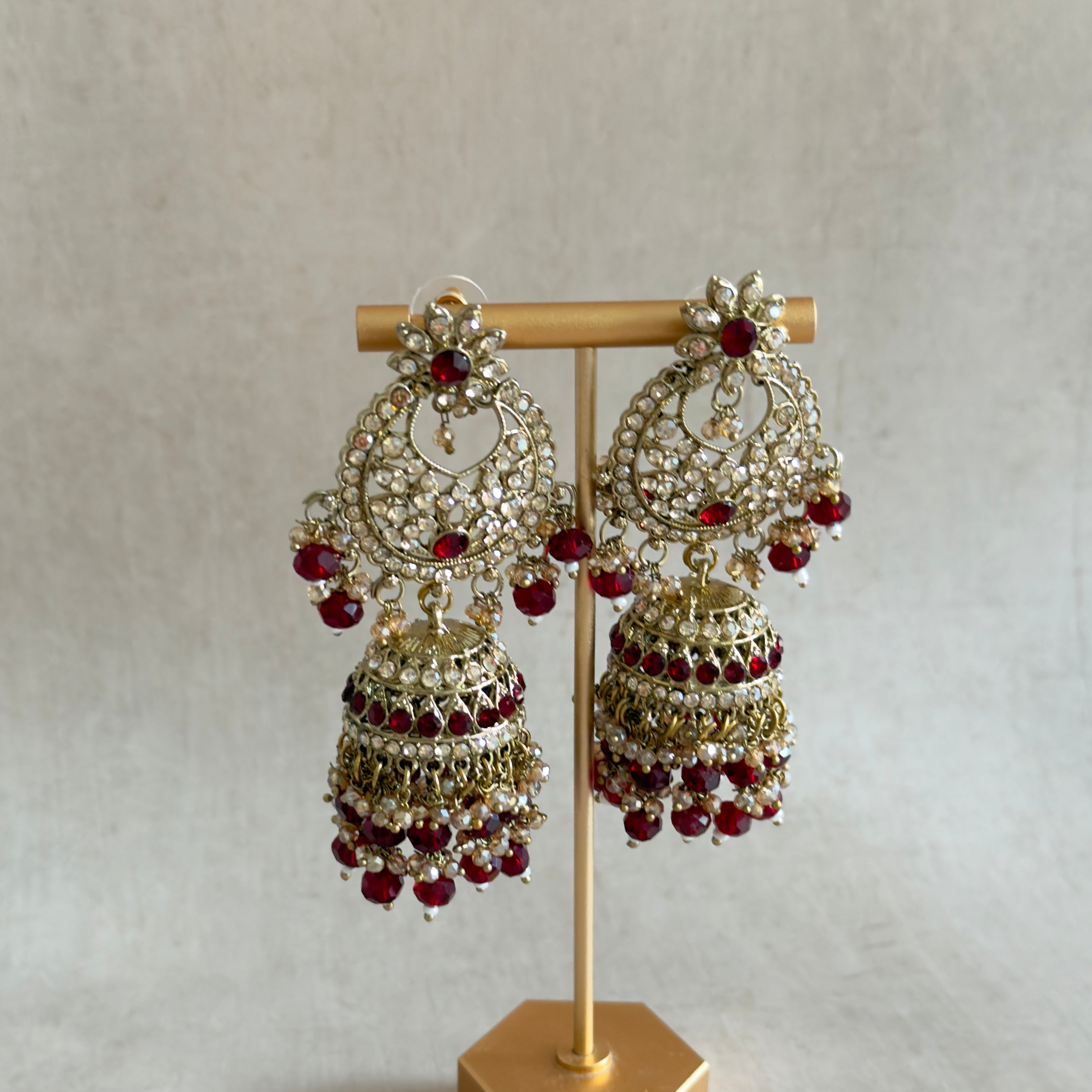 Raeesa Ruby Bridal Set - Ahseya & Co