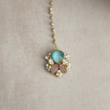Heer Blue Choker Set - Ahseya & Co