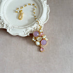 Celeste Lilac Pearl Tikka - Ahseya & Co