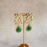 Kenzie Green Crystal Drop Earrings
