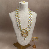 Siena Grey Kundan Mala Set
