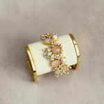 Claudia Pink Cuff Bracelet - Ahseya & Co