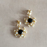 Lesi Black Pearl Drop Earrings - Ahseya & Co