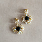 Lesi Black Pearl Drop Earrings - Ahseya & Co