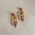 Paige Pink Drop Earrings - Ahseya & Co
